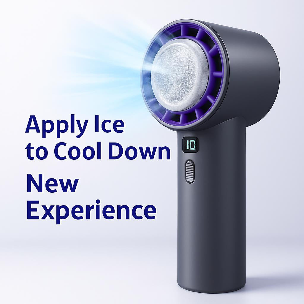 Turbo Cooling Mini Fan - Rechargeable & Portable