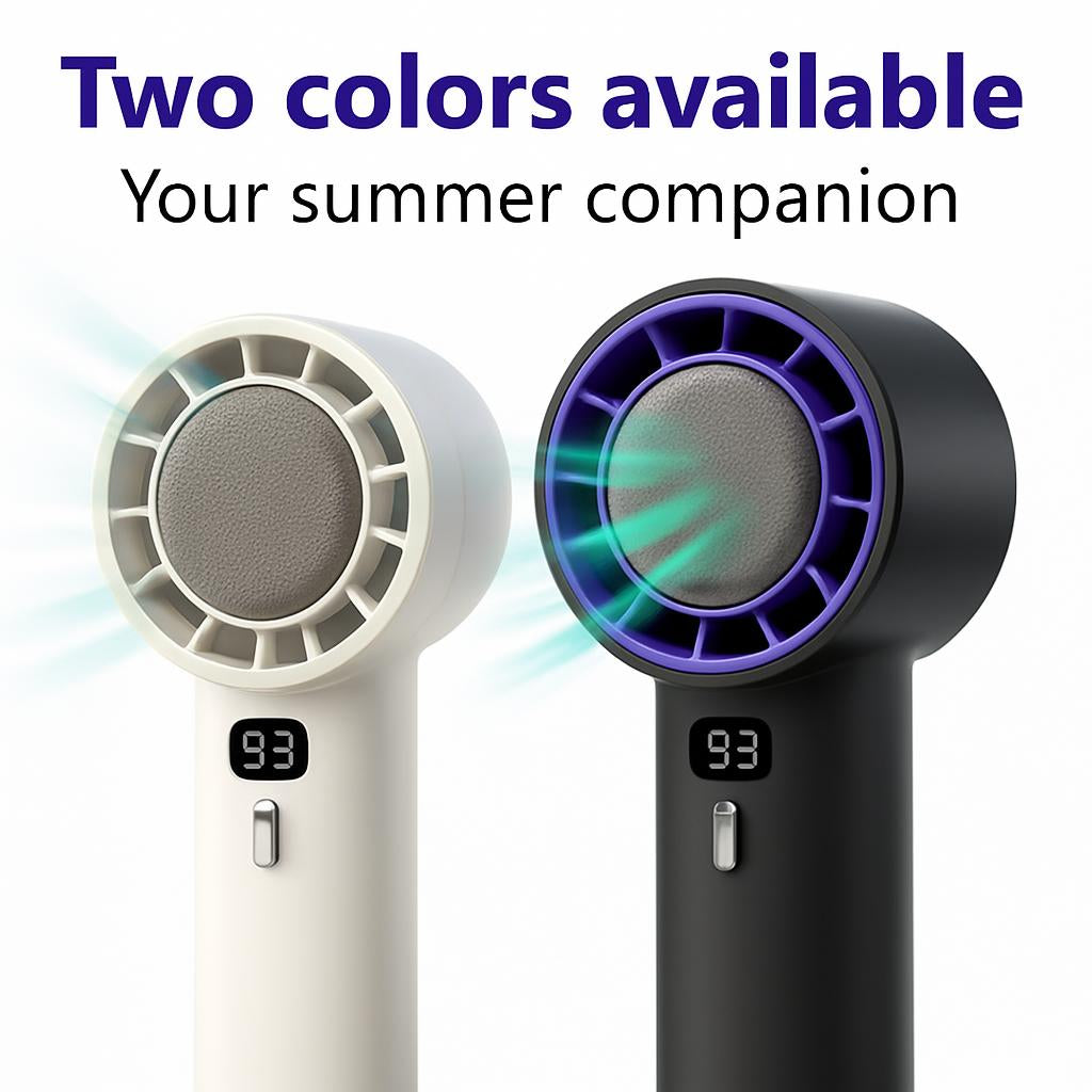 Turbo Cooling Mini Fan - Rechargeable & Portable