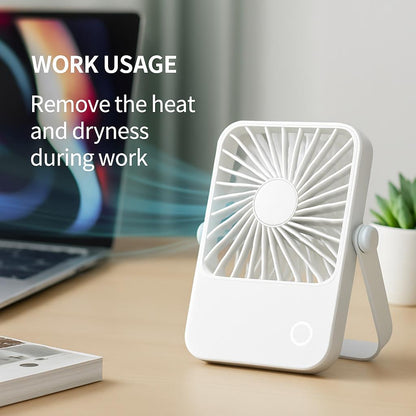 Portable Energy-Efficient Desk Fan for Personal Cooling