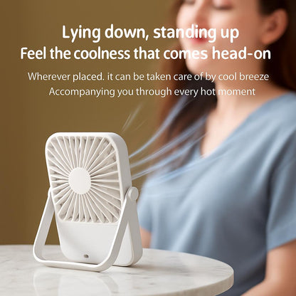 Portable Energy-Efficient Desk Fan for Personal Cooling