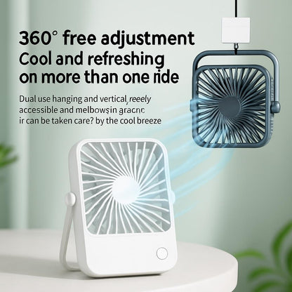 Portable Energy-Efficient Desk Fan for Personal Cooling