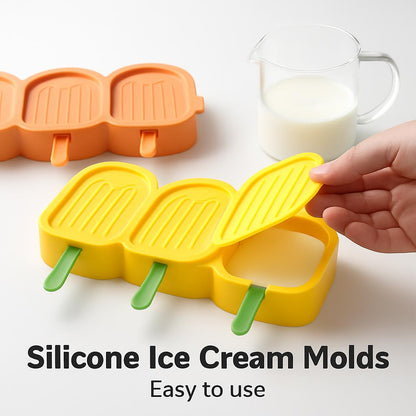 Penguin Silicone Ice Cream Molds - Eco-Friendly Fun