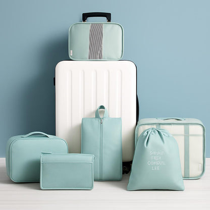 Eco-Friendly Travel Packing Cubes & Bags Set for Sustainable Organization