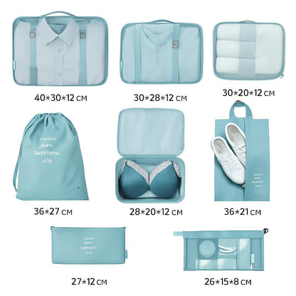 Eco-Friendly Travel Packing Cubes & Bags Set for Sustainable Organization