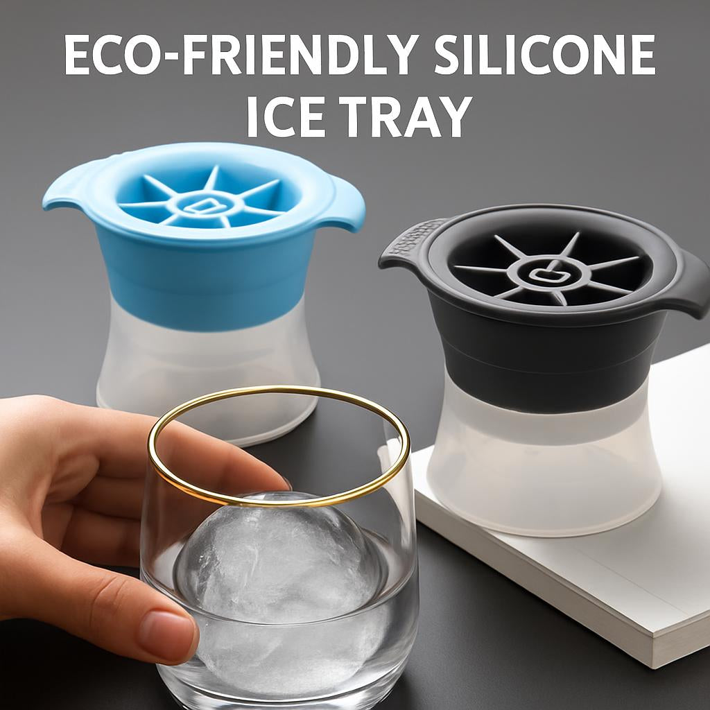 Eco-Friendly Silicone Hockey Puck Ice Tray
