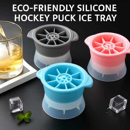 Eco-Friendly Silicone Hockey Puck Ice Tray