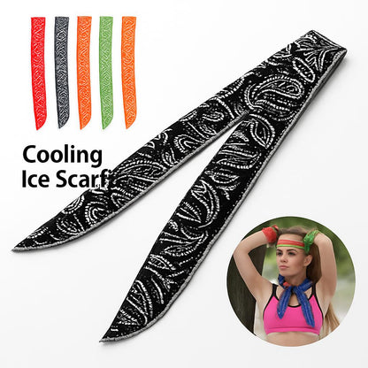 Eco-Friendly Absorbent Flower Cooling Ice Towel Scarf