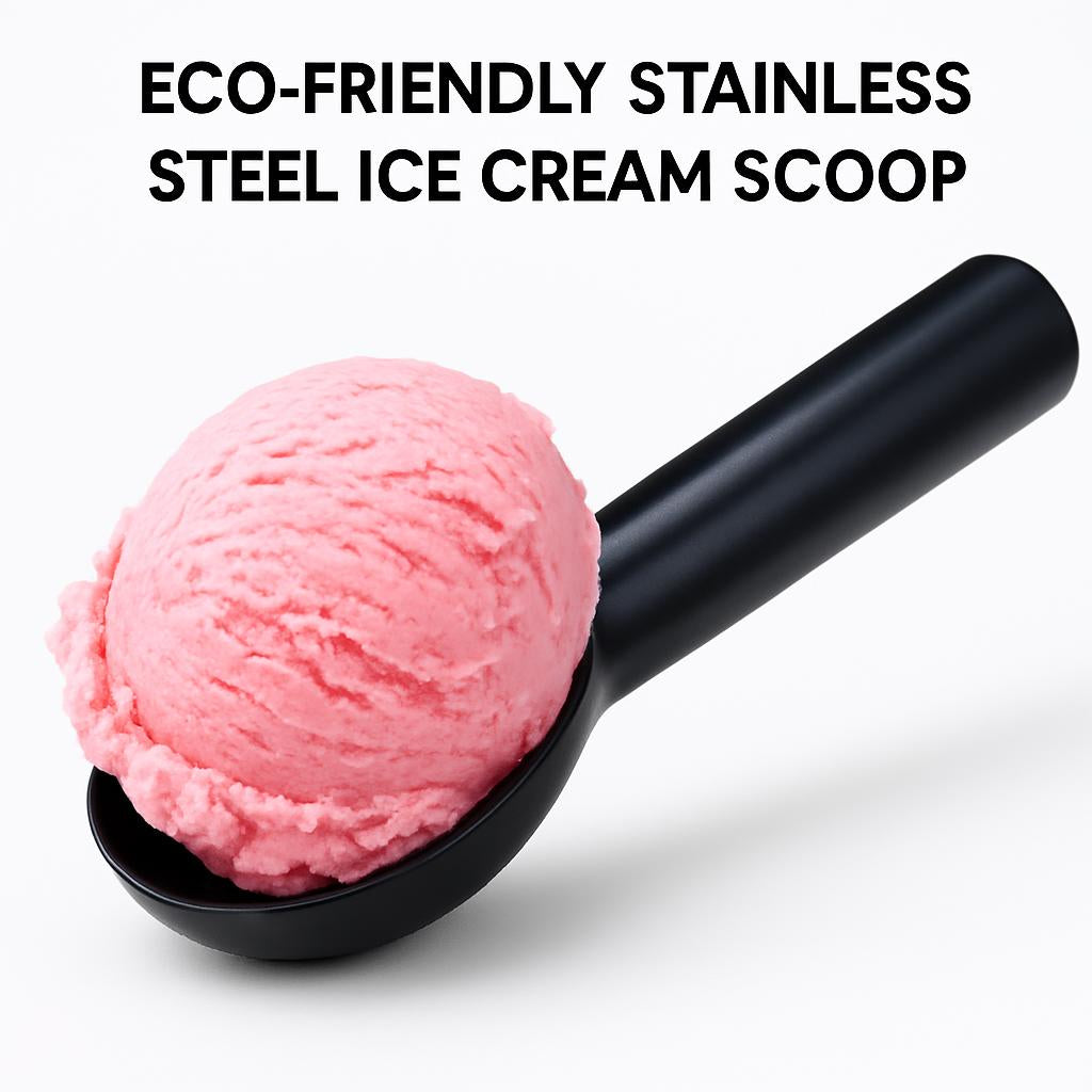 Eco-Friendly Stainless Steel Ice Cream Scoop