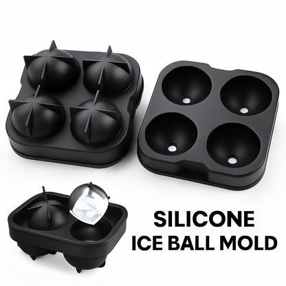 Eco-Friendly Silicone Ice Ball Mold - Reusable & Durable