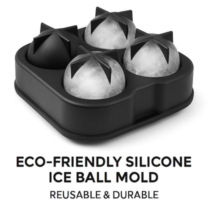 Eco-Friendly Silicone Ice Ball Mold - Reusable & Durable