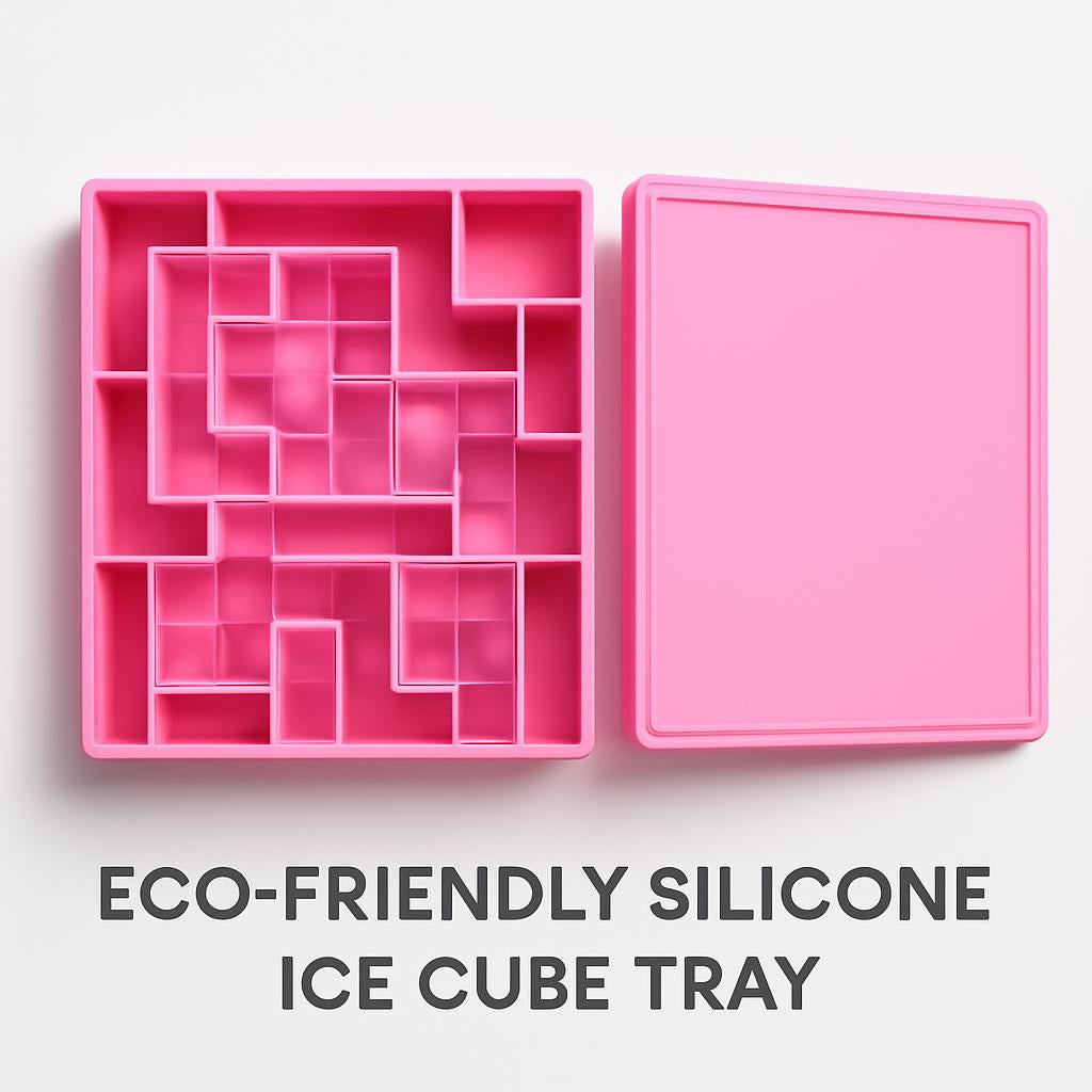 Eco-Friendly Silicone Ice Cube Tray for Bartenders