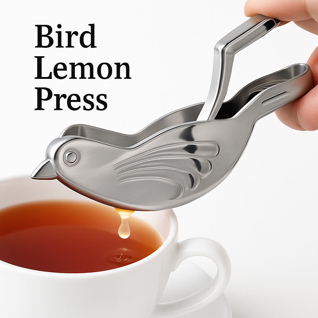 Bird-Shaped Stainless Steel Lemon Press