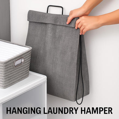 Eco-Friendly Foldable Fabric Laundry Hamper