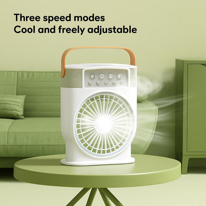 Portable Air Conditioner Cooling Fan with LED Lighting