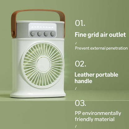 Portable Air Conditioner Cooling Fan with LED Lighting