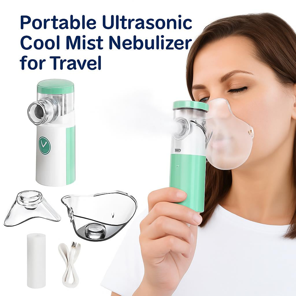 Portable Ultrasonic Cool Mist Nebulizer for Travel