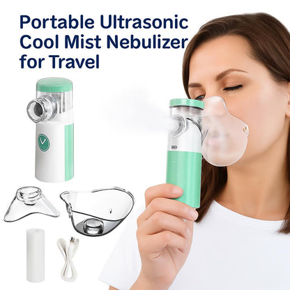 Portable Ultrasonic Cool Mist Nebulizer for Travel