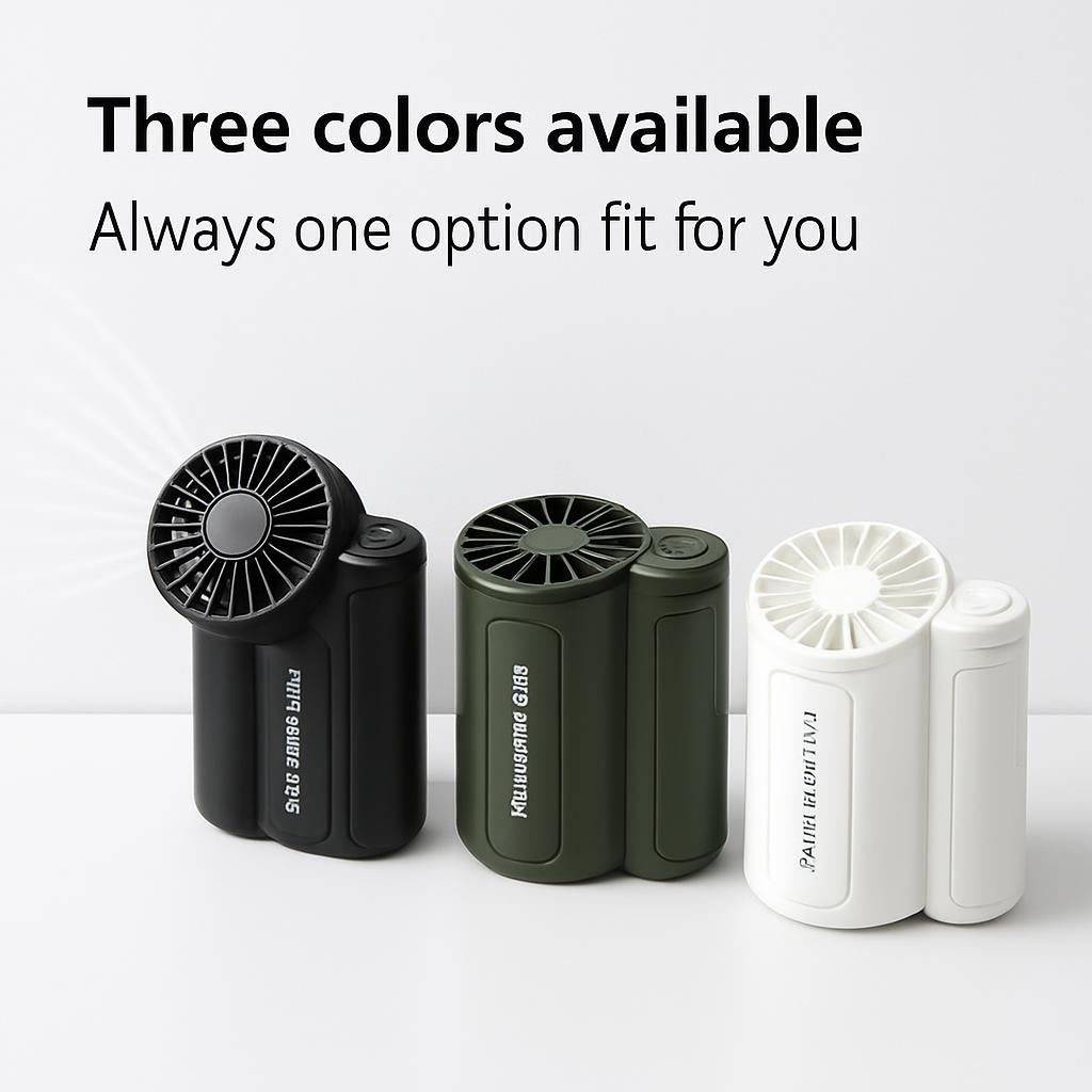 High-Airflow USB Rechargeable Fan for Outdoor Adventures