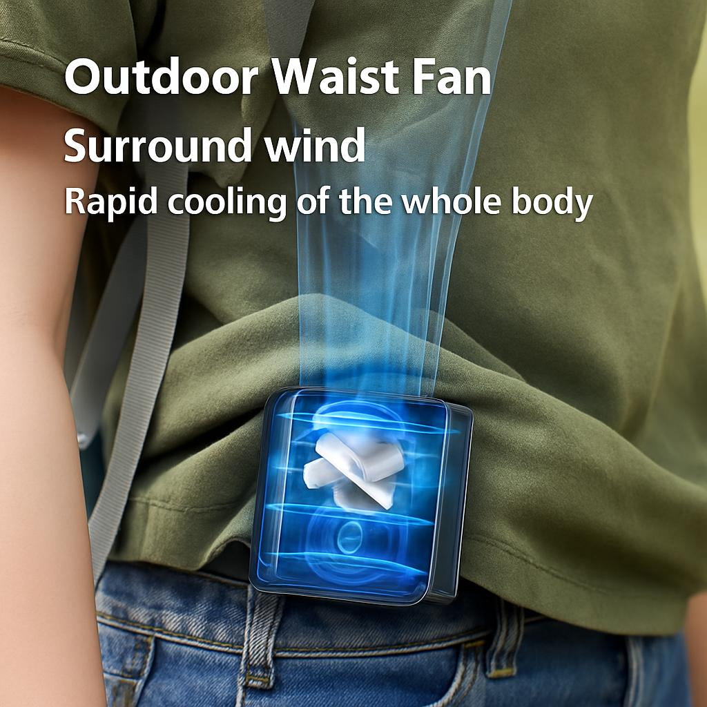 High-Airflow USB Rechargeable Fan for Outdoor Adventures
