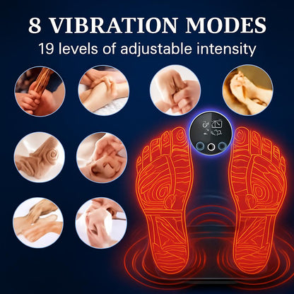 Rechargeable Electronic Foot Massager Pad for Relaxation and Wellness