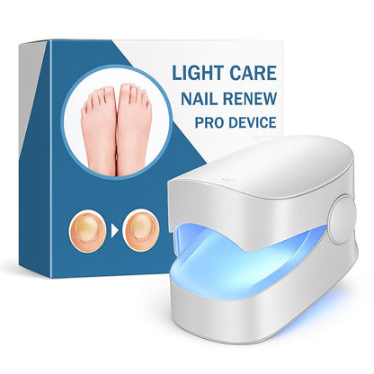 Eco-friendly nail care device with blue light