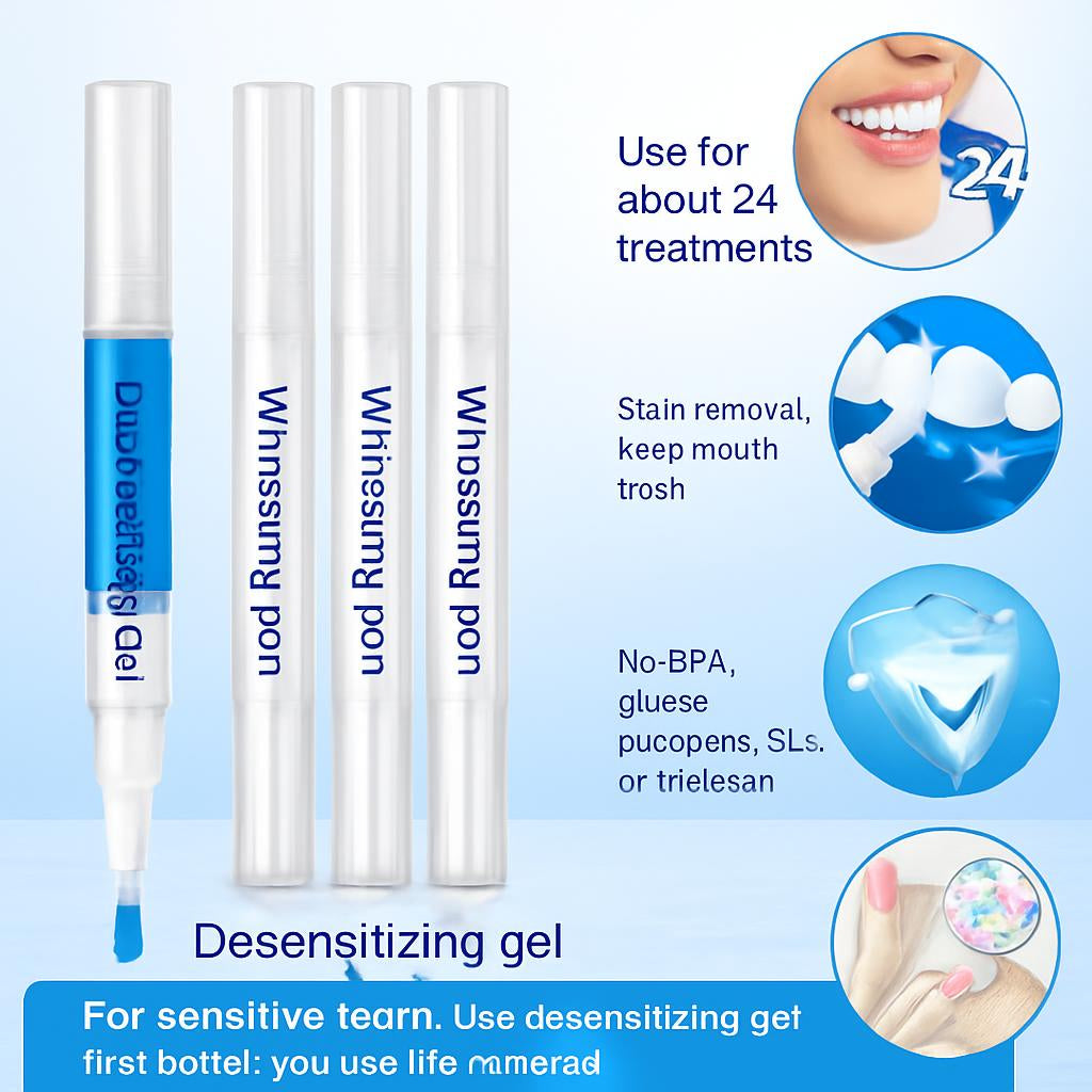 Eco-Friendly LED Teeth Whitening Kit with Reusable Mouthpiece