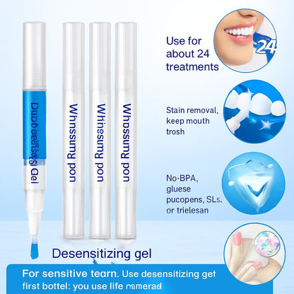 Eco-Friendly LED Teeth Whitening Kit with Reusable Mouthpiece