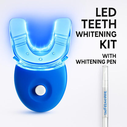 Eco-Friendly LED Teeth Whitening Kit with Reusable Mouthpiece
