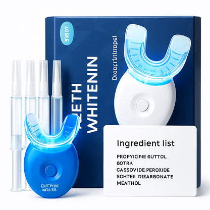 Eco-Friendly LED Teeth Whitening Kit with Reusable Mouthpiece