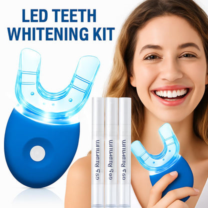 Eco-Friendly LED Teeth Whitening Kit with Reusable Mouthpiece