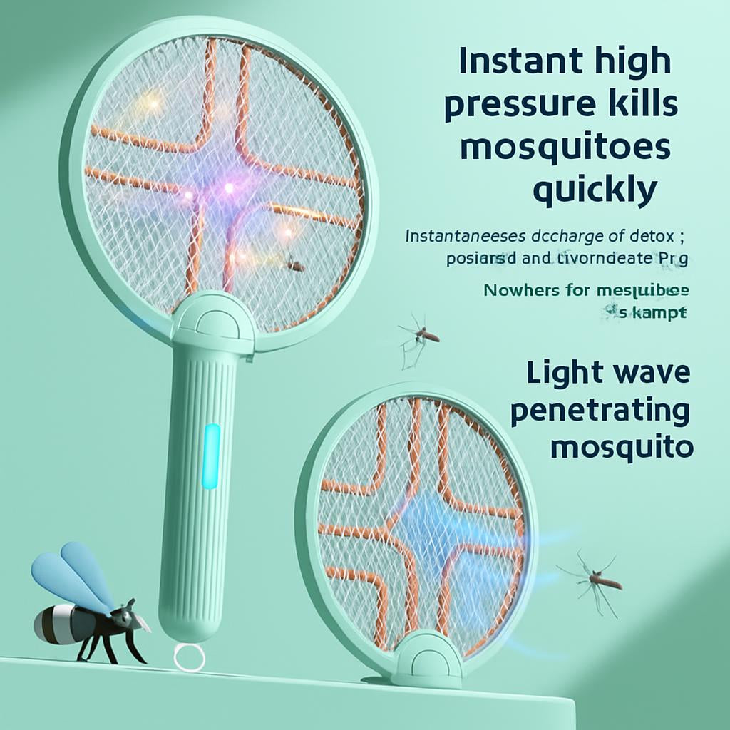 Eco-Friendly Electric Mosquito Swatter & Trap