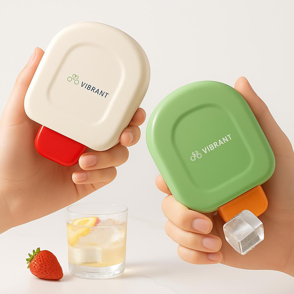 Eco-Friendly Refillable Soap Dispenser in Beige and Green