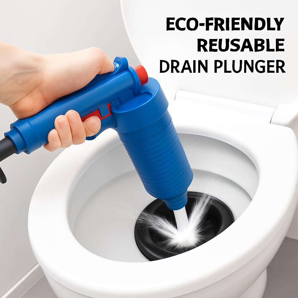 Eco-Friendly Reusable Drain Plunger