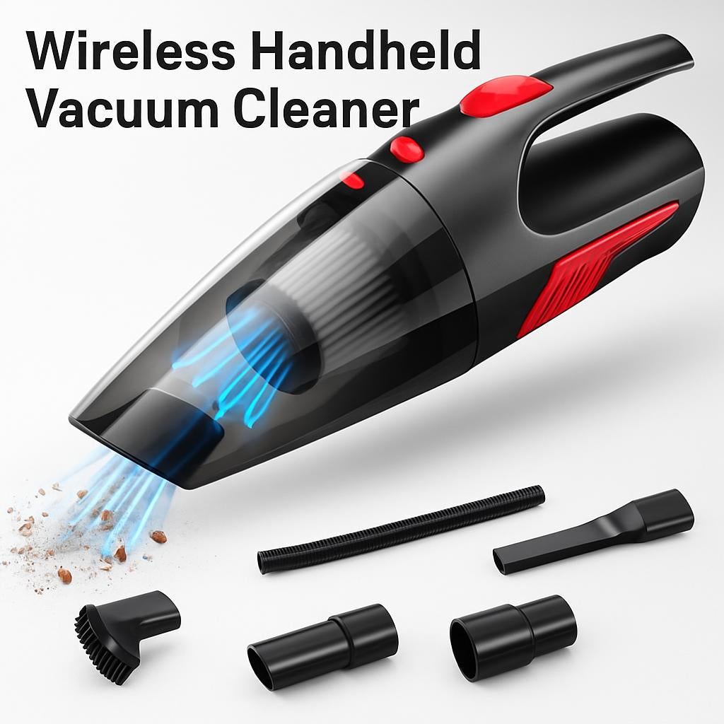 Wireless Handheld Vacuum Cleaner - Compact, Energy-Efficient Cleaning Tool