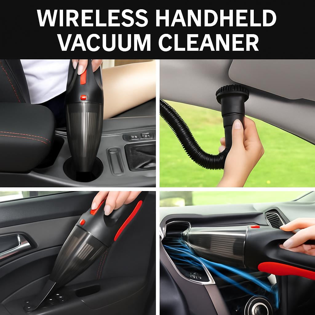 Wireless Handheld Vacuum Cleaner - Compact, Energy-Efficient Cleaning Tool