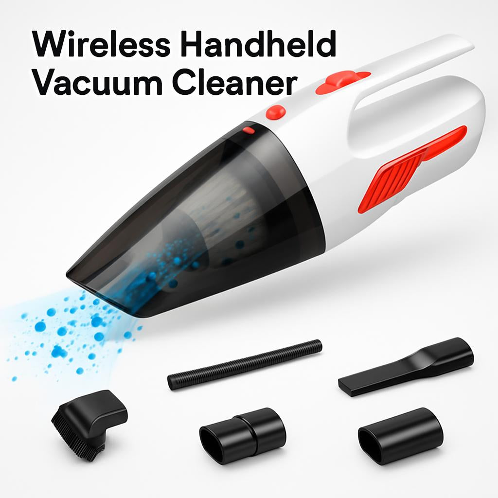 Wireless Handheld Vacuum Cleaner - Compact, Energy-Efficient Cleaning Tool