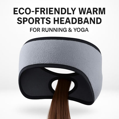 Eco-Friendly Warm Sports Headband for Running & Yoga