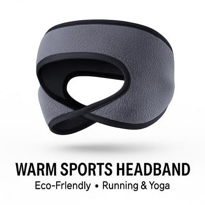Eco-Friendly Warm Sports Headband for Running & Yoga