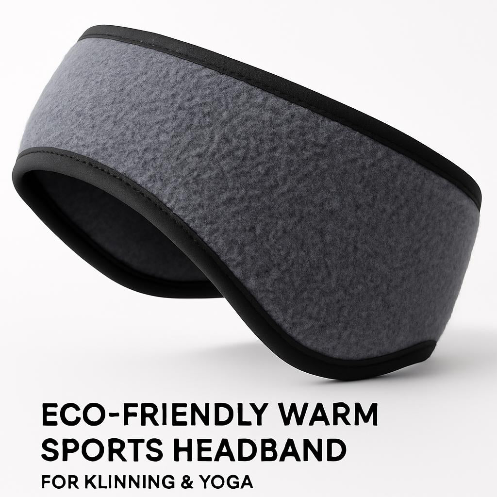 Eco-Friendly Warm Sports Headband for Running & Yoga