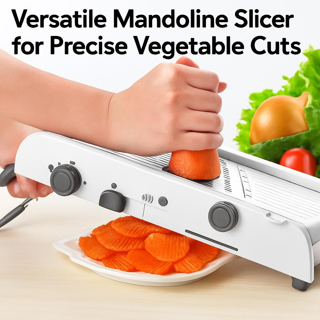 Versatile Mandoline Slicer for Precise Vegetable Cuts
