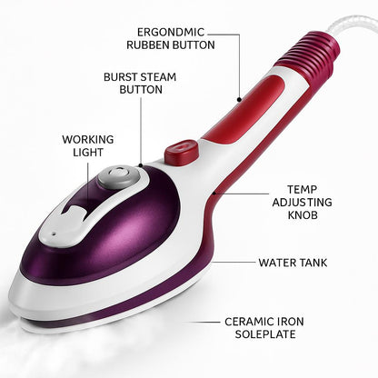 Eco-Friendly Handheld Garment Steamer for Sustainable Fabric Care