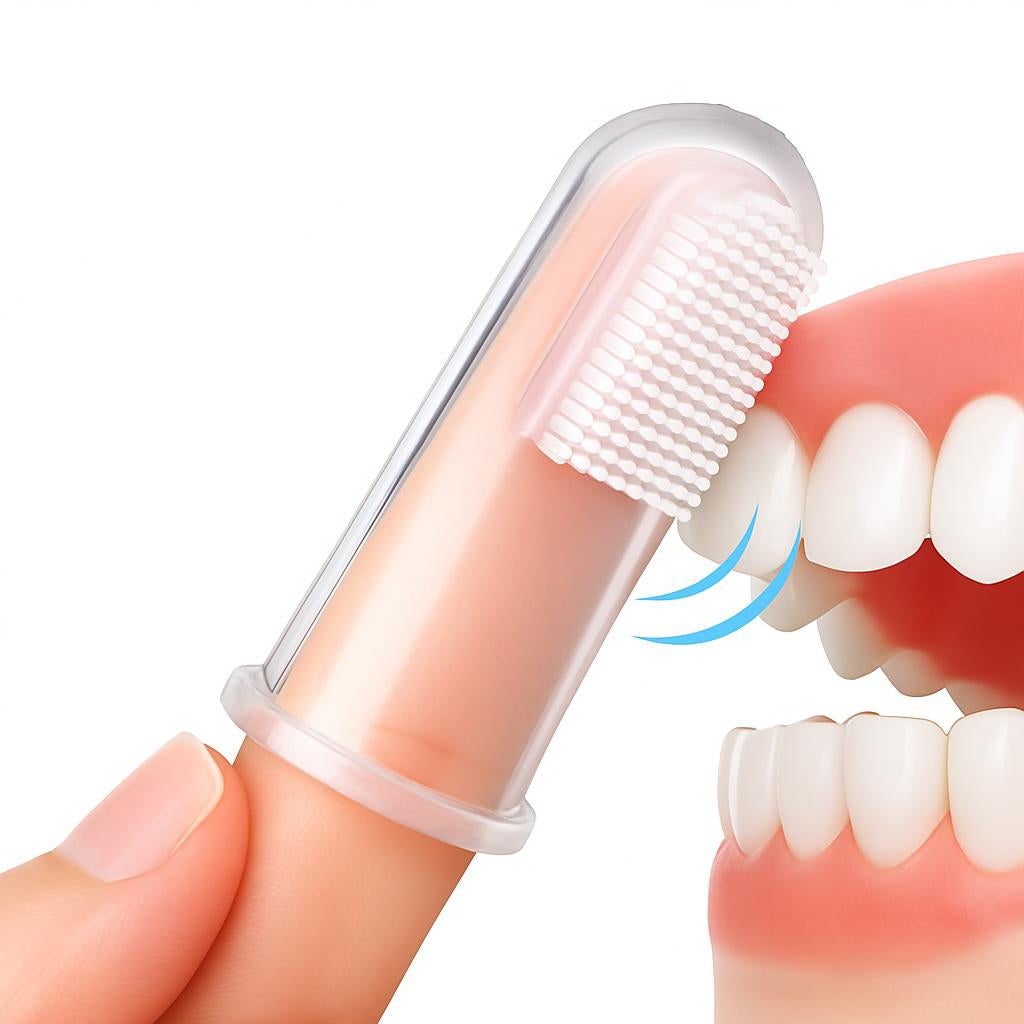 Eco-Friendly Silicone Finger Toothbrush for Sustainable Oral Care