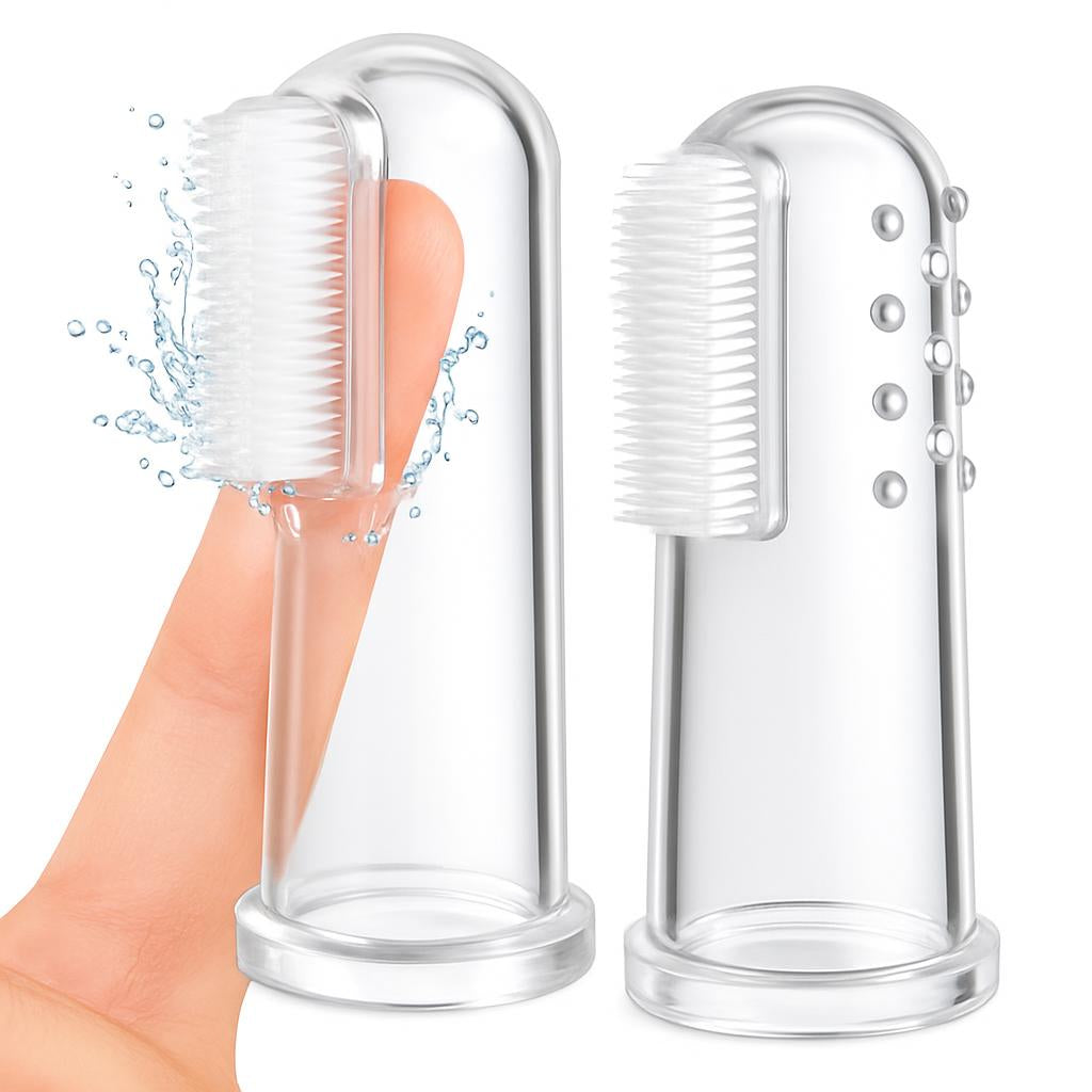 Eco-Friendly Silicone Finger Toothbrush for Sustainable Oral Care