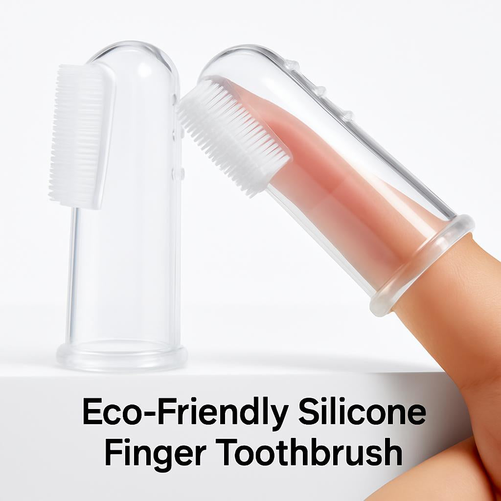 Eco-Friendly Silicone Finger Toothbrush for Sustainable Oral Care