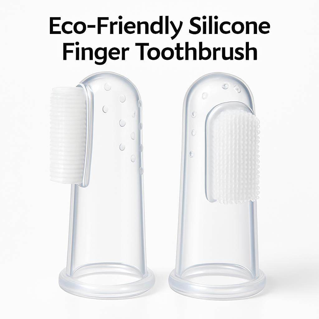 Eco-Friendly Silicone Finger Toothbrush for Sustainable Oral Care