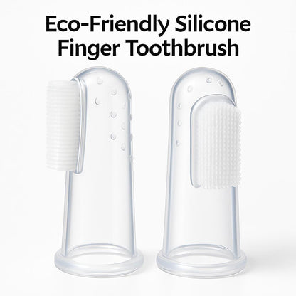 Eco-Friendly Silicone Finger Toothbrush for Sustainable Oral Care