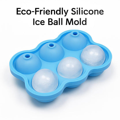 Eco-Friendly Silicone Ice Ball Mold - Reusable & Durable