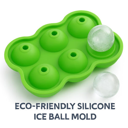Eco-Friendly Silicone Ice Ball Mold - Reusable & Durable