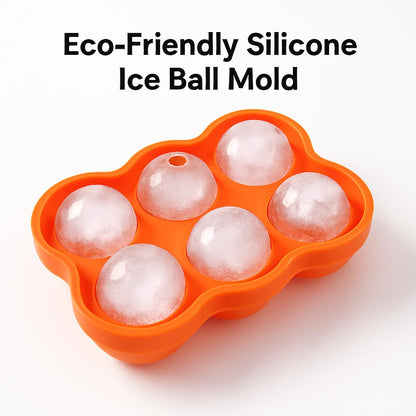 Eco-Friendly Silicone Ice Ball Mold - Reusable & Durable