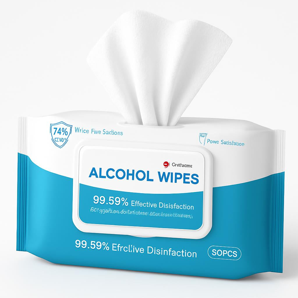 Eco-Friendly Alcohol Wipes - Portable Disinfectant Solution